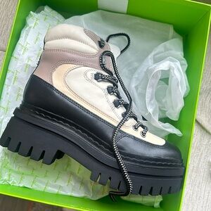 Sam Edelman platform leather boots